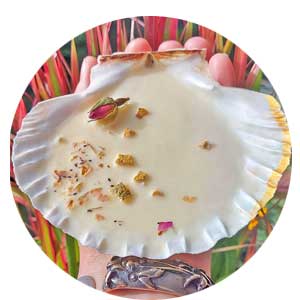 Jakobsmuschelschalen befüllt mit Bio Duftwachs Natur-Garden Jakobsmuschelschalen befüllt mit Bio Duftwachs Natur-Garden